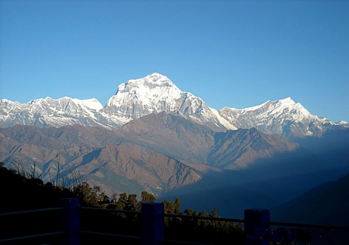 Annapurna and surrounding peaks